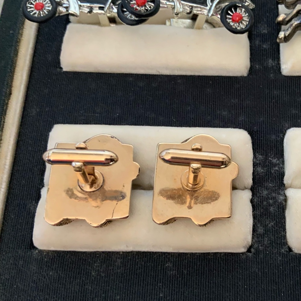 Vintage Swank 1950’s Snake Cuff Links - Picture 4 of 5